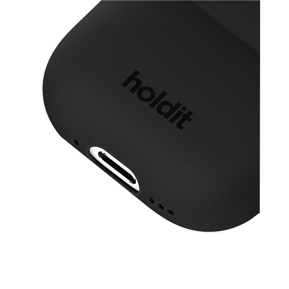 Holdit Nygård Silicone Case for AirPods 4 - Black