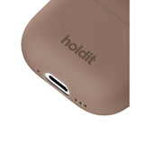 Holdit Nygård Silicone Case for AirPods 4 - Mocha Brown