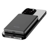 Smartline 15W Power Bank USB-C 5000mAh - Qi2 / MagSafe Compatible - Space Grey