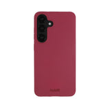 Holdit Samsung Galaxy S25 Soft Touch Silikone Case - Red Velvet