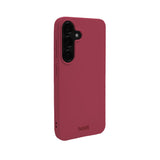 Holdit Samsung Galaxy S25 Soft Touch Silikone Case - Red Velvet