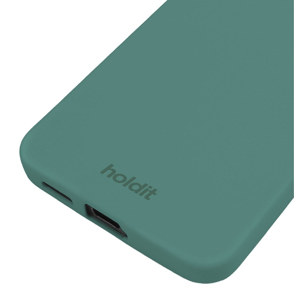 Holdit Samsung Galaxy S25 Soft Touch Silikone Case - Moss Green