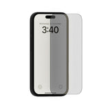 iPhone 16 Pro Holdit Tempered Glass 9H Screen Protection with Privacy Function - Transparent