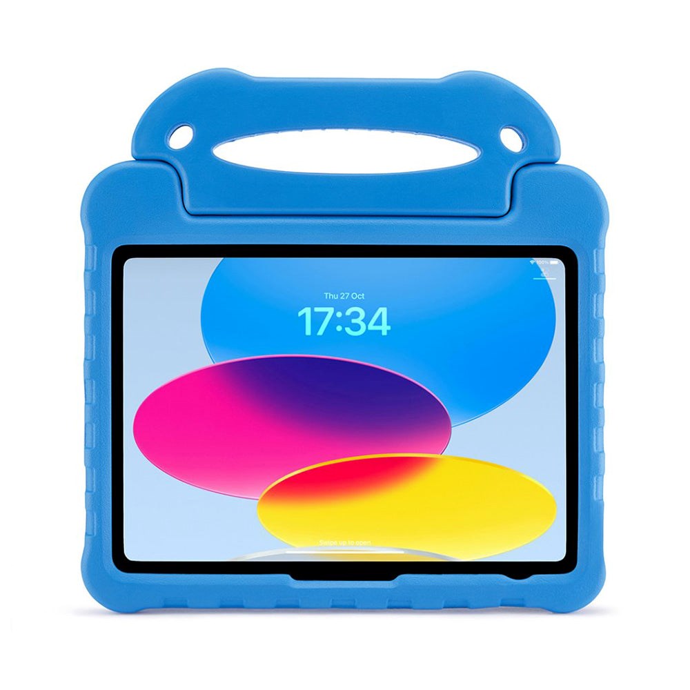 iPad 10.9" (2022) Pipetto Children's Case w. Handle and Stand Function - Blue