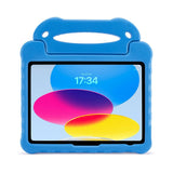 iPad 10.9" (2022) Pipetto Children's Case w. Handle and Stand Function - Blue