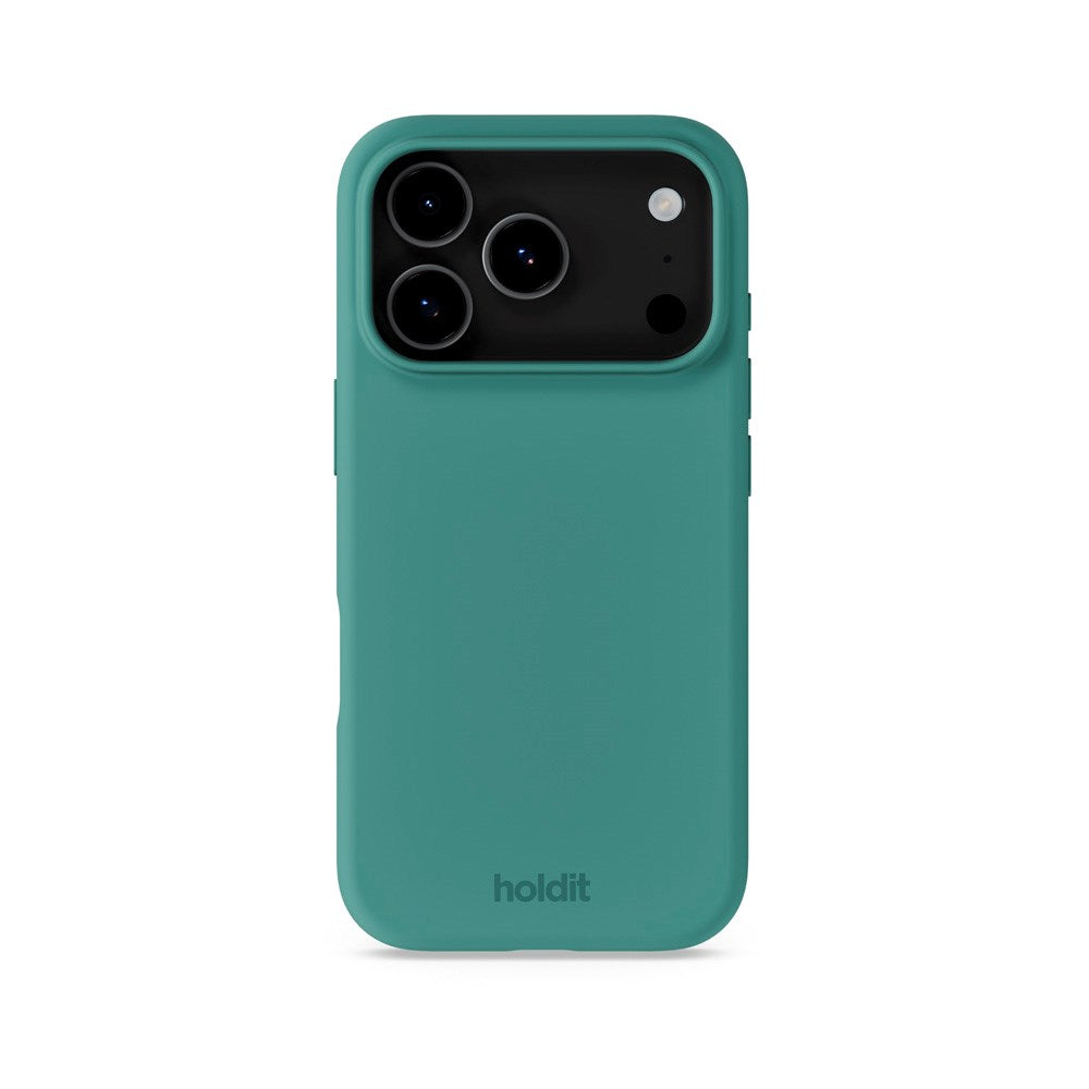 Holdit iPhone 17 Pro Soft Touch Silicone Case - Moss Green