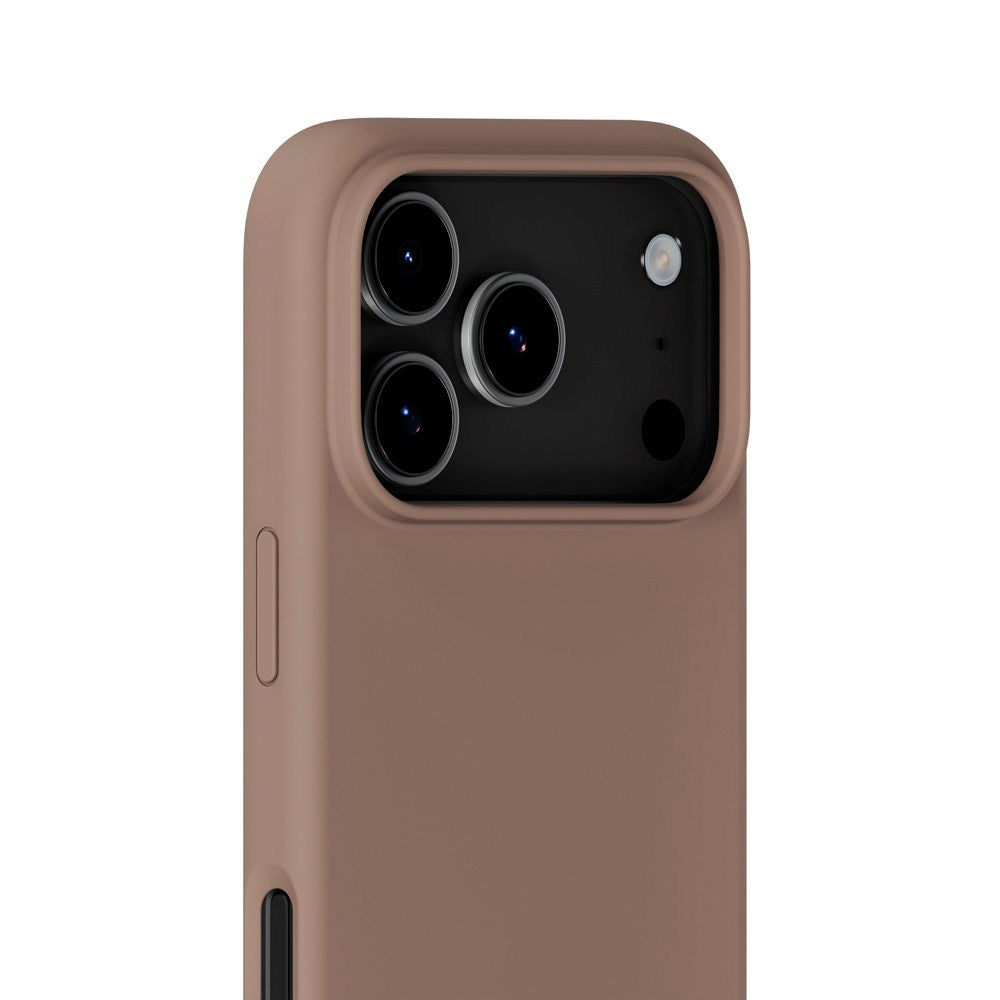 Holdit iPhone 17 Pro Soft Touch Silicone Case - Mocha Brown