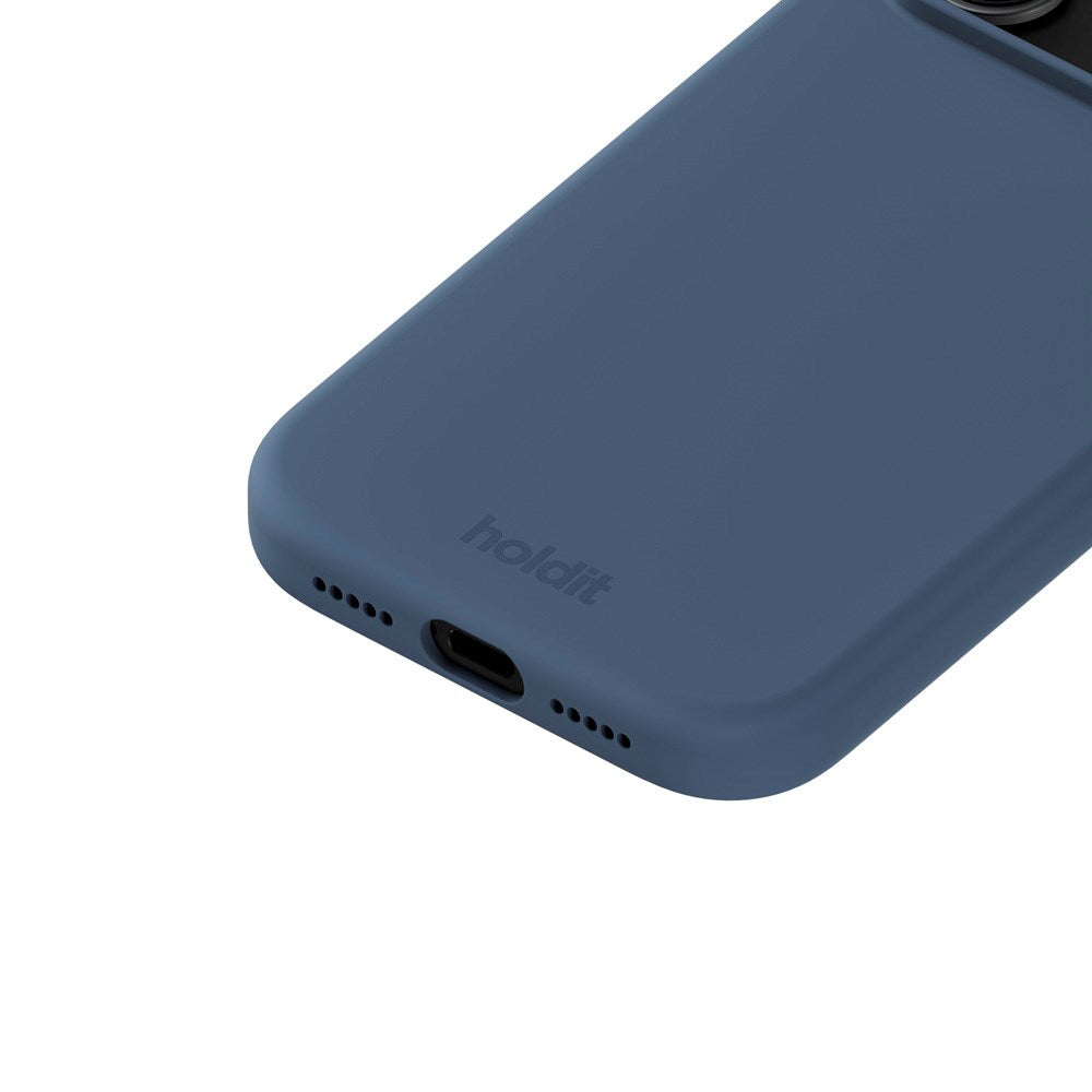 Holdit iPhone 17 Pro Max Soft Touch Silicone Case - Pacific Blue