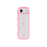 Holdit iPhone Air Wavy Case - Pink / Transparent
