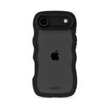 Holdit iPhone Air Wavy Case - Black / Transparent