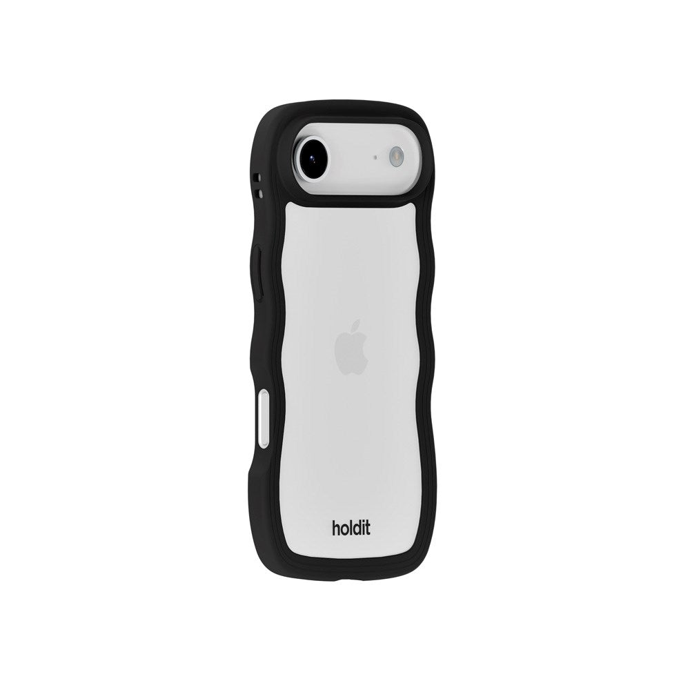 Holdit iPhone Air Wavy Case - Black / Transparent
