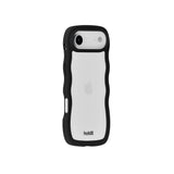 Holdit iPhone Air Wavy Case - Black / Transparent