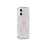 Holdit iPhone 17 MagSafe Case - Transparent / Pink