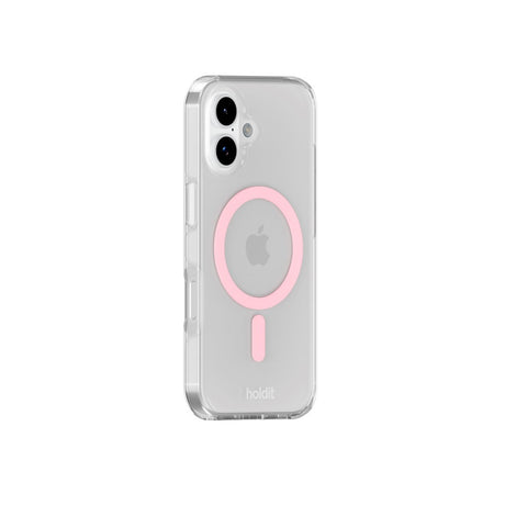 Holdit iPhone 17 MagSafe Case - Transparent / Pink