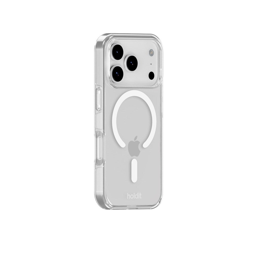 Holdit iPhone 17 Pro MagSafe Case - Transparent / White