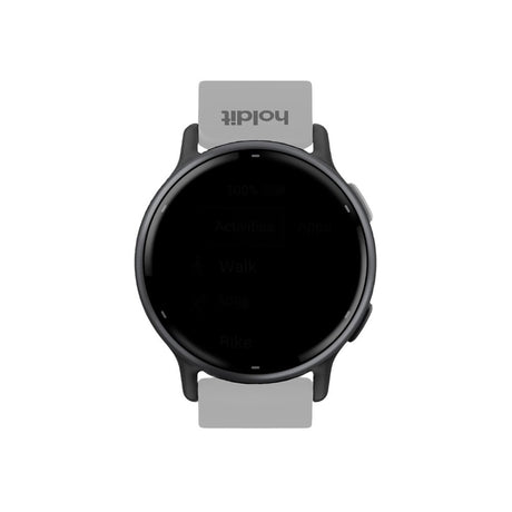 Universal Holdit Silicone Watch Strap with Metal Buckle (22mm) - Grey