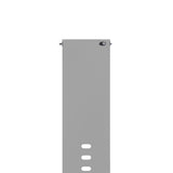 Universal Holdit Silicone Watch Strap with Metal Buckle (22mm) - Grey