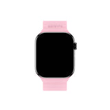 Apple Watch (38/40/SE/41/42mm) Holdit Silicone Magnet Watch Strap - Pink / Beige