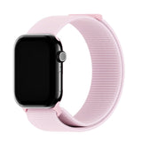 Apple Watch (42/44/SE/45/46/49mm) Holdit Nylon Watch Strap with Velcro Closure - Pink