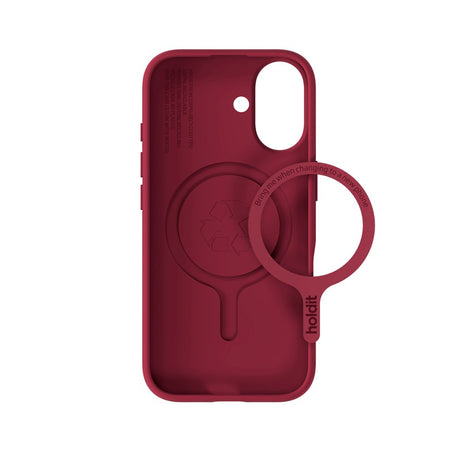 Holdit iPhone 17 Soft MagSafe Case - Red Velvet