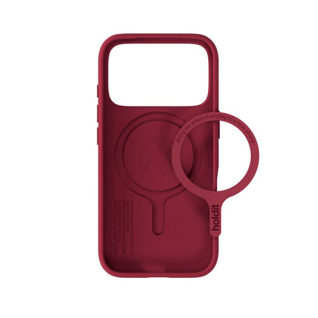 Holdit iPhone 17 Pro Max Soft MagSafe Case - Red Velvet