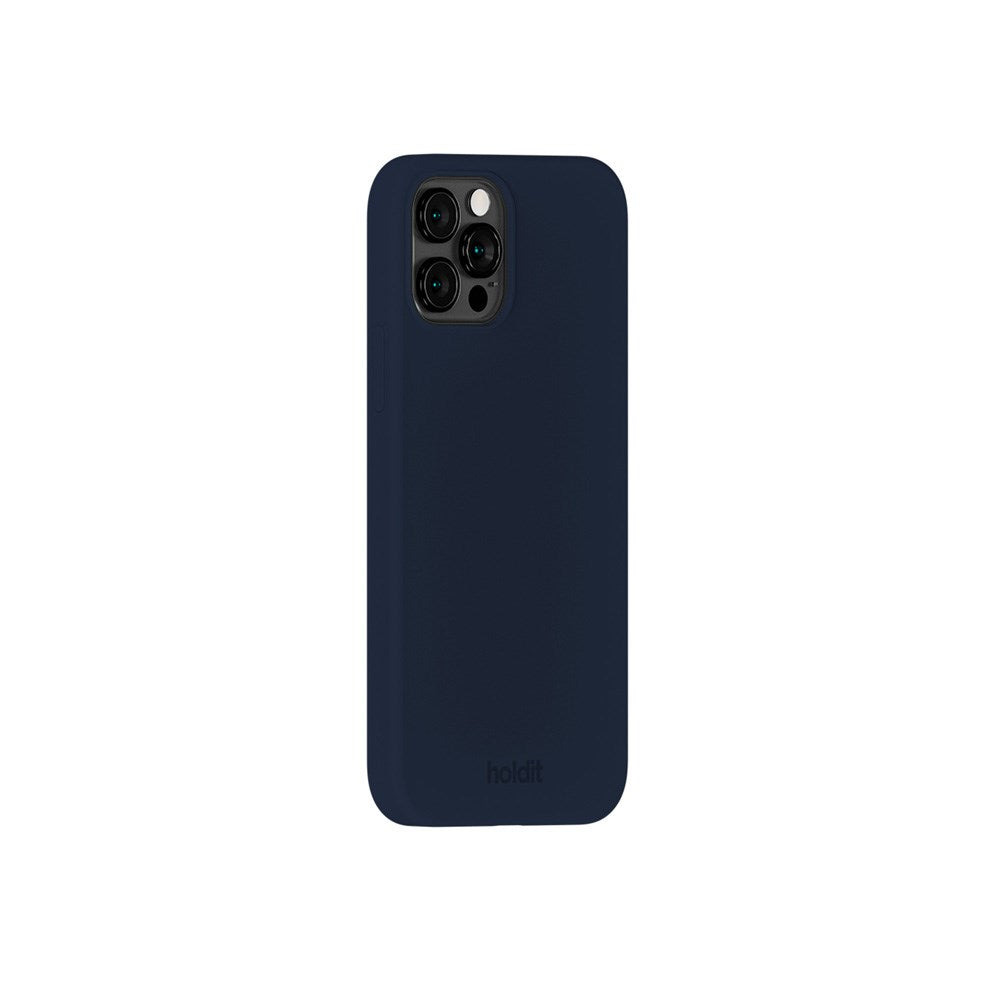 Holdit iPhone 12 / 12 Pro Soft Touch Silikone Case - Midnight Blue