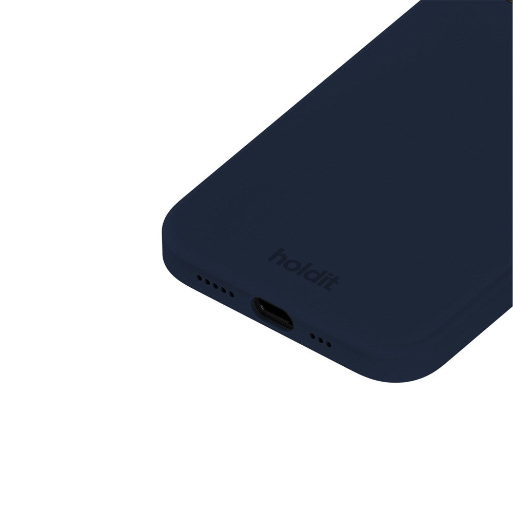 Holdit iPhone 12 / 12 Pro Soft Touch Silikone Case - Midnight Blue