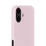 Holdit iPhone 16 Soft Touch Silikone Case - Pale Pink