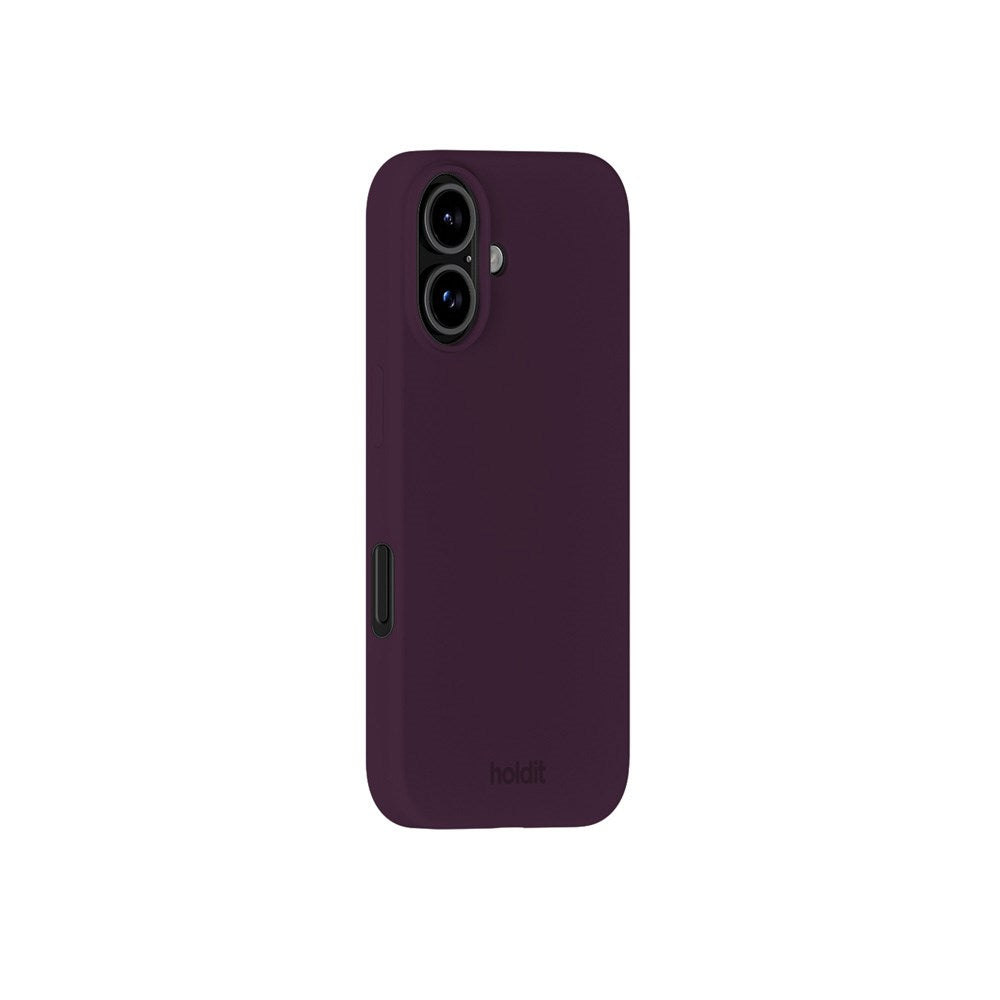 Holdit iPhone 16 Soft Touch Silikone Case - Deep Plum