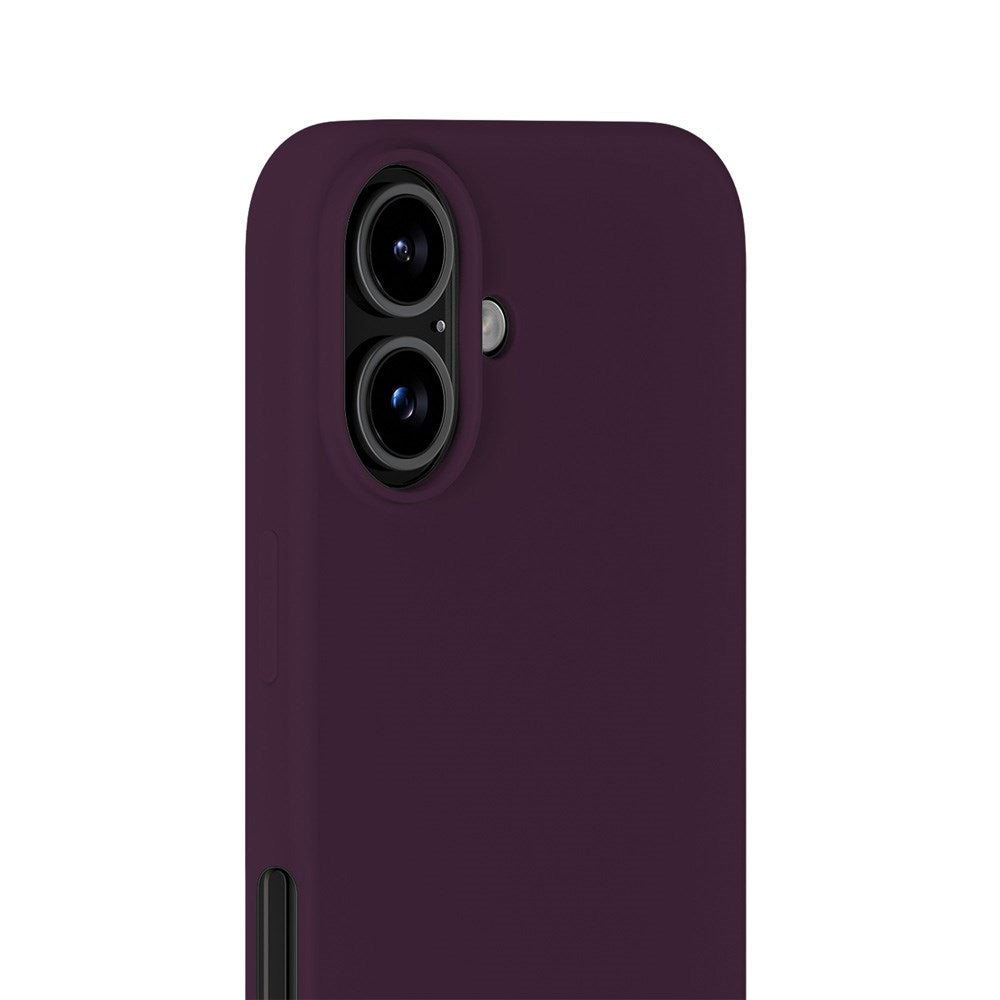 Holdit iPhone 16 Soft Touch Silikone Case - Deep Plum