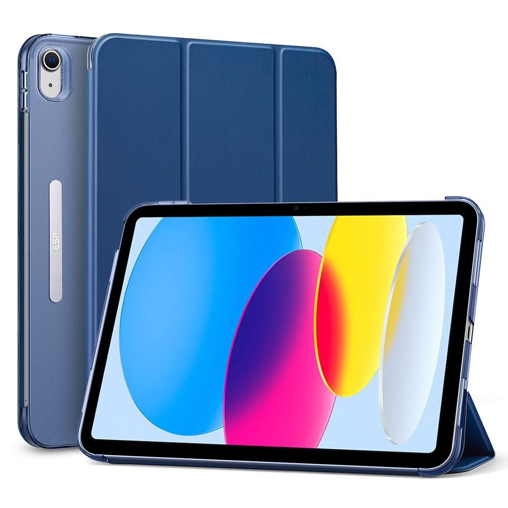 iPad 10.9" (2022) ESR Ascend Flip Case Tri-Fold - Navy Blue