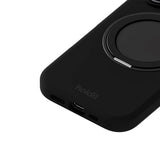 iPhone 16 Holdit Silicone Stand Case - Black