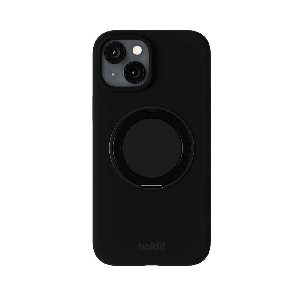iPhone 16e / 15 Holdit Silicone Stand Case - Black