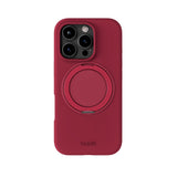 iPhone 16 Pro Holdit Silicone Stand Case - Red Velvet