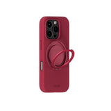 iPhone 16 Pro Holdit Silicone Stand Case - Red Velvet