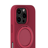 iPhone 16 Pro Holdit Silicone Stand Case - Red Velvet