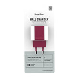 Smartline 20W Wall Charger with 1 x USB-C – Dark Red