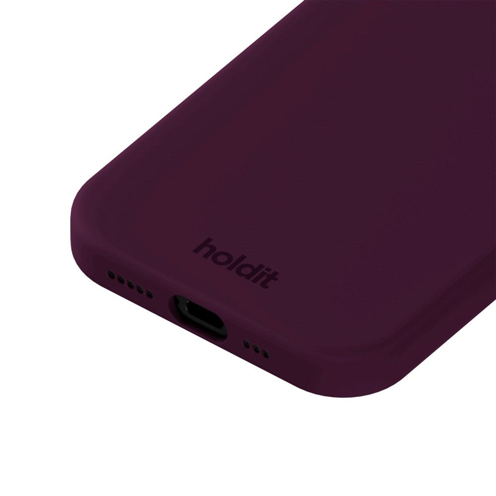 Holdit iPhone 17 Soft Touch Silicone Case - Deep Plum