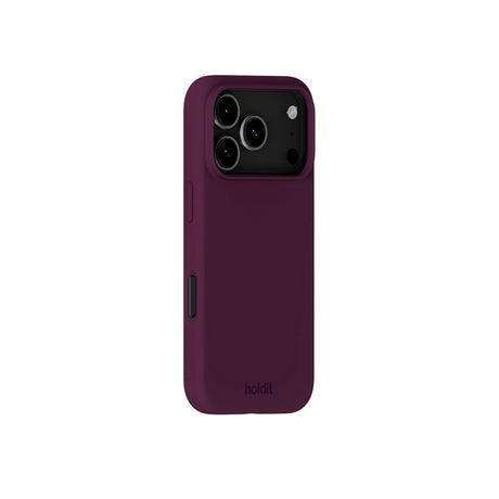 Holdit iPhone 17 Pro Max Soft Touch Silicone Case - Deep Plum