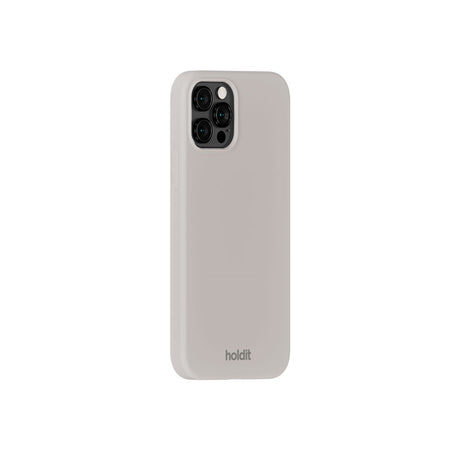 iPhone 12 / 12 Pro Holdit Soft Touch Silicone Case - Wool Gray