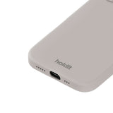 iPhone 16 Holdit Soft Touch Silicone Case - Wool Gray