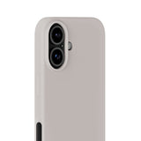 iPhone 16 Holdit Soft Touch Silicone Case - Wool Gray