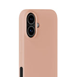iPhone 16 Holdit Soft Touch Silicone Case - Bare Pink