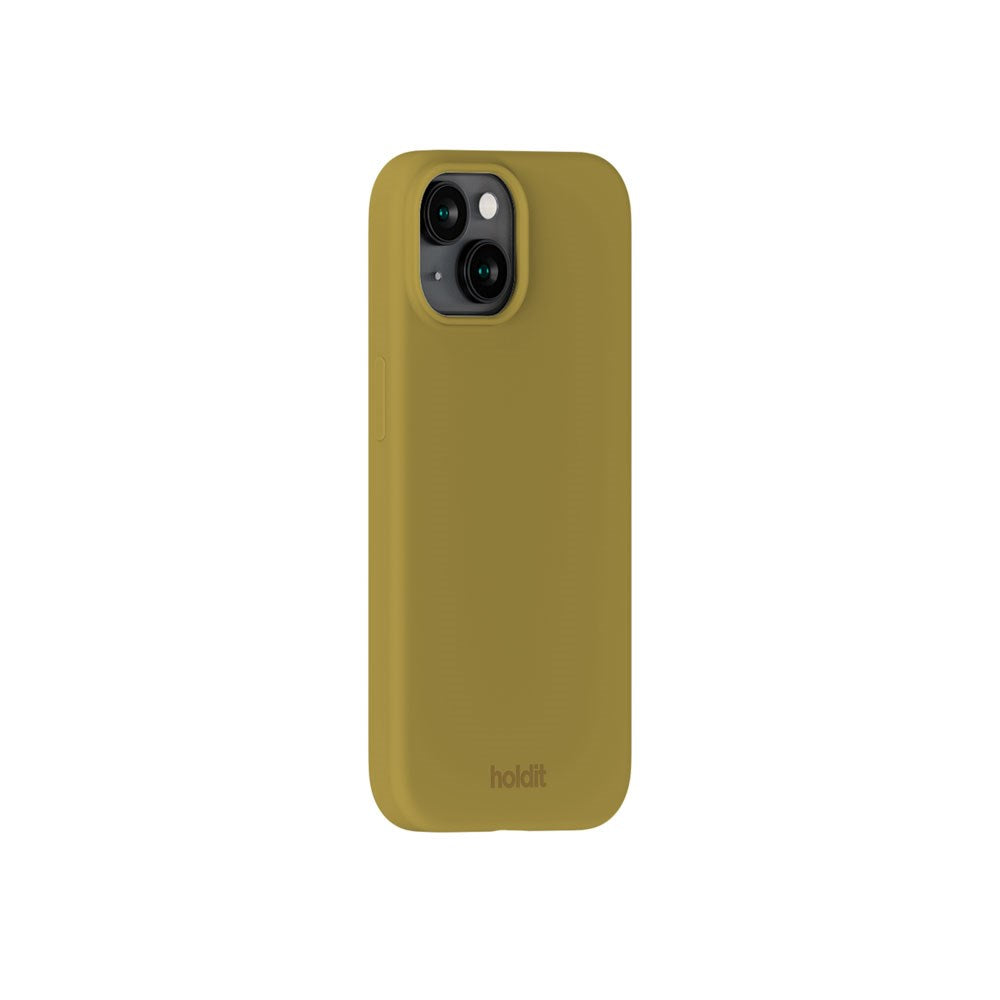 iPhone 14 / 13 Holdit Soft Touch Silicone Case - Warm Olive