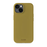 iPhone 15 Holdit Soft Touch Silicone Case - Warm Olive