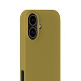 iPhone 16 Holdit Soft Touch Silicone Case - Warm Olive