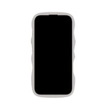 iPhone 16 Holdit Wavy Case - Wool Grey / Transparent