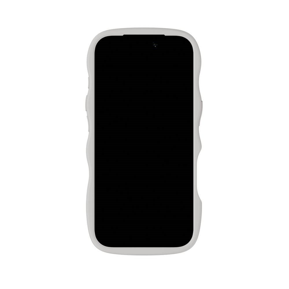 iPhone 17 Pro Holdit Wavy Case - Wool Grey / Transparent