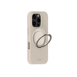 iPhone 16 Pro Holdit Silicone Stand Case - Light Beige