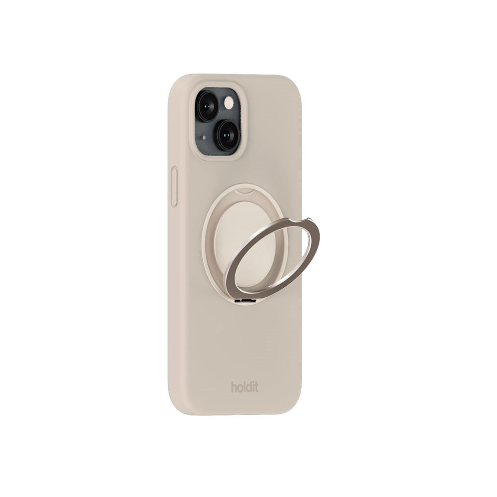 iPhone 17e / 16e / 15 Holdit Silicone Stand Case - Light Beige